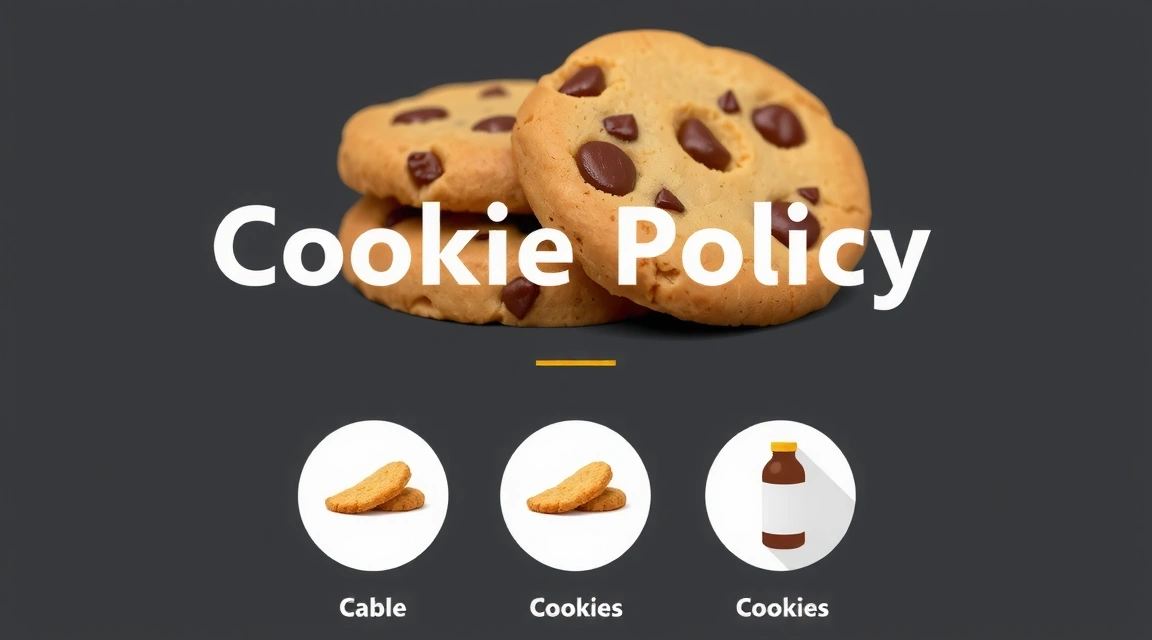 Different types of cookies represented by distinct icons